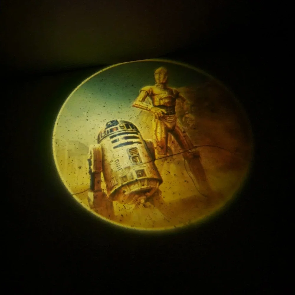 Star Wars Plug In Projector Night Light LED Dusk to Dawn Sensor